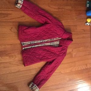 Burberry Women’s quilted jacket xs